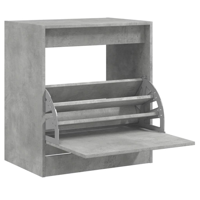 Pantofar, gri beton, 60x42x69 cm, lemn compozit - WALTI WALTI