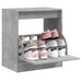 Pantofar, gri beton, 60x42x69 cm, lemn compozit - WALTI WALTI