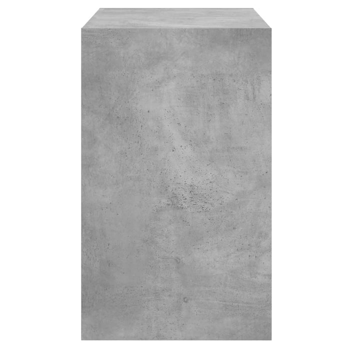 Pantofar, gri beton, 80x42x69 cm, lemn prelucrat - WALTI WALTI