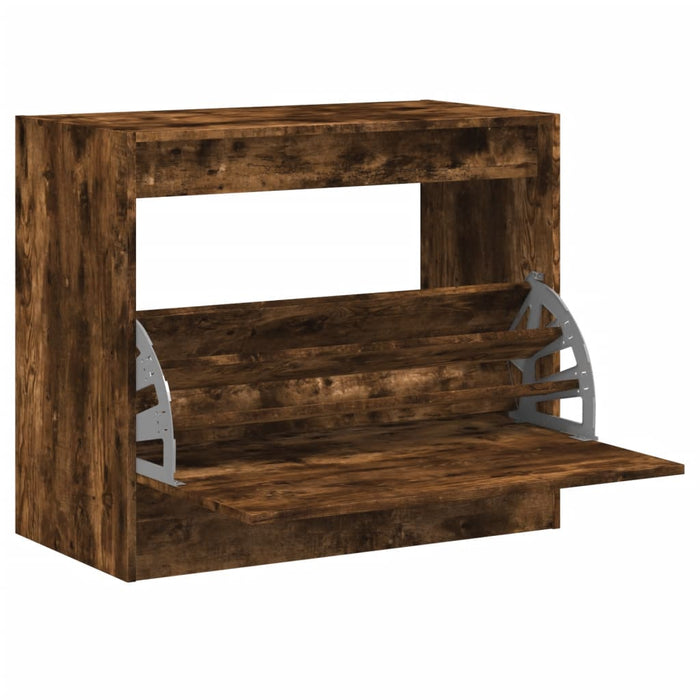 Pantofar, stejar fumuriu, 80x42x69 cm, lemn compozit - WALTI WALTI