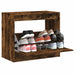 Pantofar, stejar fumuriu, 80x42x69 cm, lemn compozit - WALTI WALTI