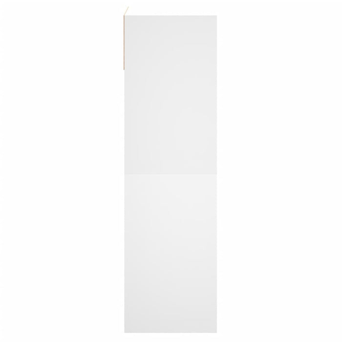 Pantofar, alb, 60x34x116 cm, lemn compozit - WALTI WALTI