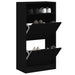 Pantofar, negru, 60x34x116 cm, lemn compozit - WALTI WALTI