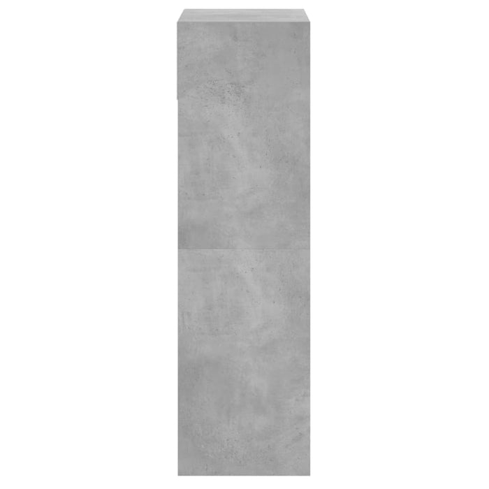 Pantofar, gri beton, 60x34x116 cm, lemn compozit - WALTI WALTI