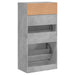 Pantofar, gri beton, 60x34x116 cm, lemn compozit - WALTI WALTI