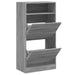 Pantofar, gri sonoma, 60x34x116 cm, lemn prelucrat - WALTI WALTI