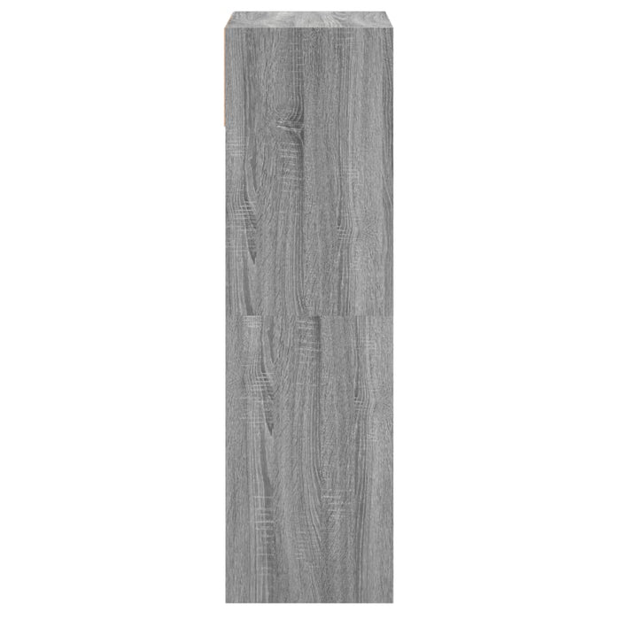 Pantofar, gri sonoma, 60x34x116 cm, lemn prelucrat - WALTI WALTI