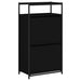 Pantofar, negru, 60x34x112 cm, lemn compozit - WALTI WALTI
