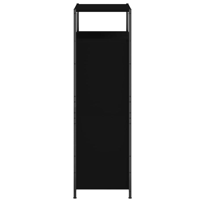 Pantofar, negru, 60x34x112 cm, lemn compozit - WALTI WALTI