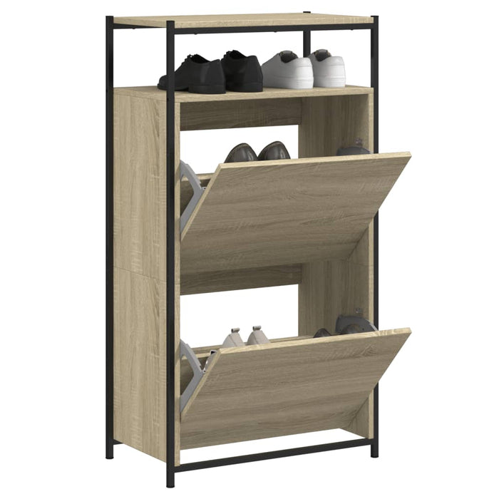 Pantofar, stejar sonoma, 60x34x112 cm, lemn compozit - WALTI WALTI