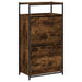 Pantofar, stejar fumuriu, 60x34x112 cm, lemn compozit - WALTI WALTI