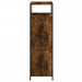 Pantofar, stejar fumuriu, 60x34x112 cm, lemn compozit - WALTI WALTI