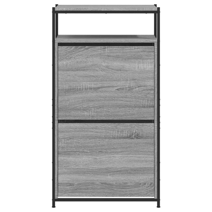 Pantofar, gri sonoma, 60x34x112 cm, lemn prelucrat - WALTI WALTI