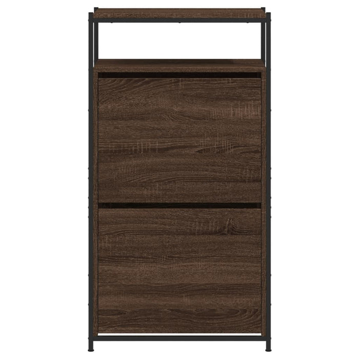 Pantofar, stejar maro, 60x34x112 cm, lemn compozit - WALTI WALTI