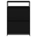 Pantofar, negru, 75x34x112 cm, lemn compozit - WALTI WALTI