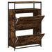 Pantofar, stejar fumuriu, 75x34x112 cm, lemn compozit - WALTI WALTI
