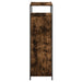 Pantofar, stejar fumuriu, 75x34x112 cm, lemn compozit - WALTI WALTI