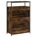 Pantofar, stejar fumuriu, 75x34x112 cm, lemn compozit - WALTI WALTI