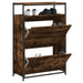 Pantofar, stejar fumuriu, 75x34x112 cm, lemn compozit - WALTI WALTI