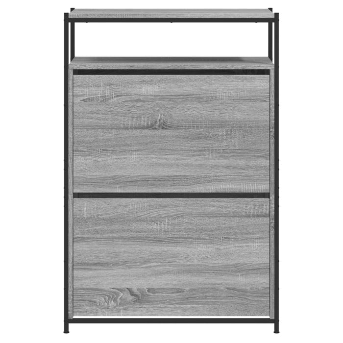 Pantofar, gri sonoma, 75x34x112 cm, lemn prelucrat - WALTI WALTI