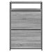 Pantofar, gri sonoma, 75x34x112 cm, lemn prelucrat - WALTI WALTI