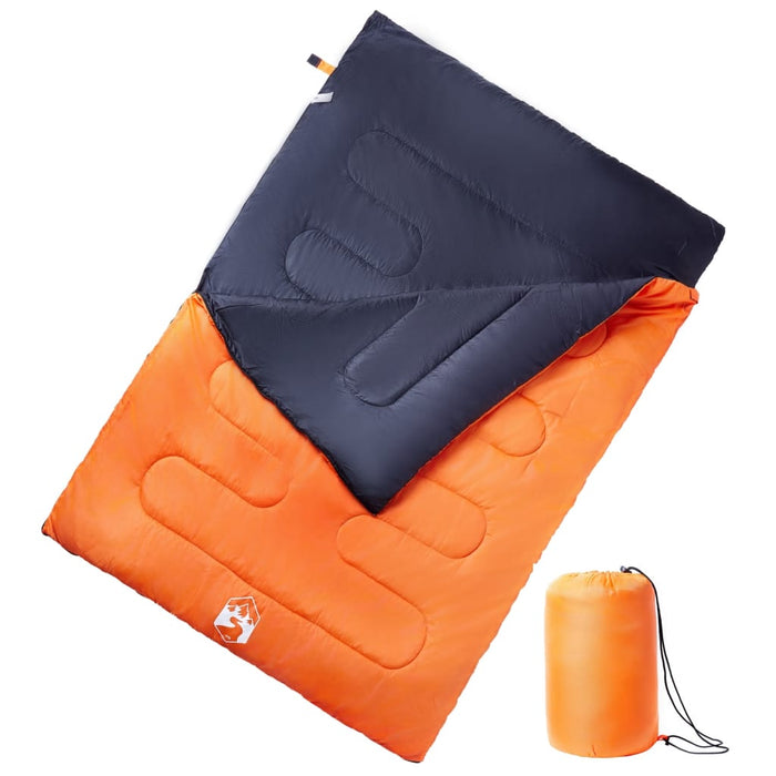 Sac de dormit dublu cu perne de camping, adulți, 3-4 anotimpuri - WALTI WALTI