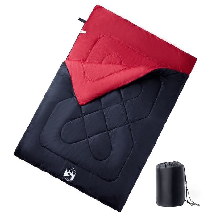 Sac de dormit dublu cu perne de camping, adulți, 3-4 anotimpuri - WALTI WALTI