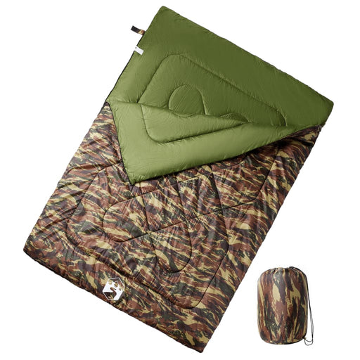 Sac de dormit dublu cu perne de camping, adulți, 3-4 anotimpuri - WALTI WALTI