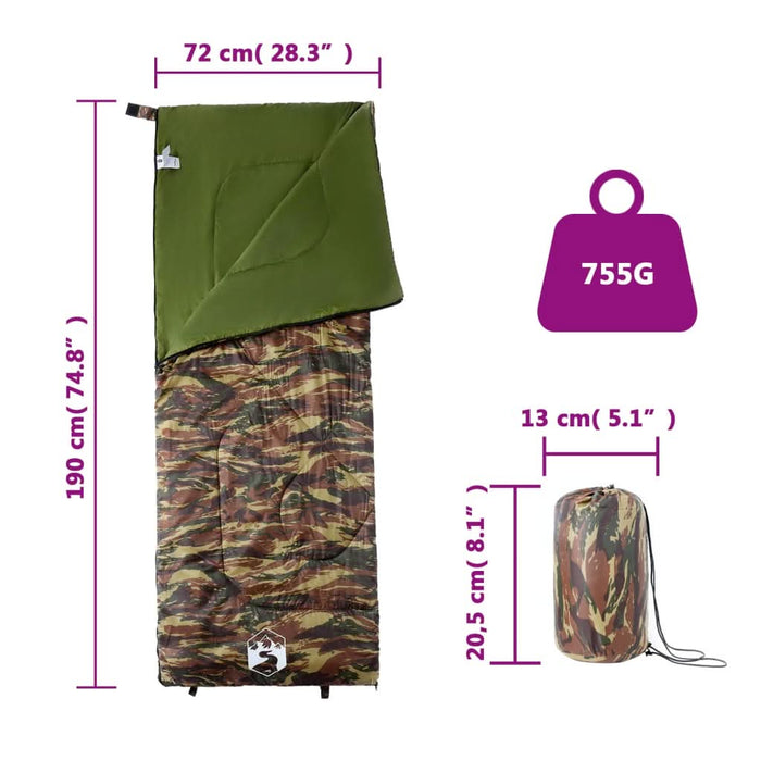 Sac de dormit pentru adulți de camping, 3 anotimpuri - WALTI WALTI