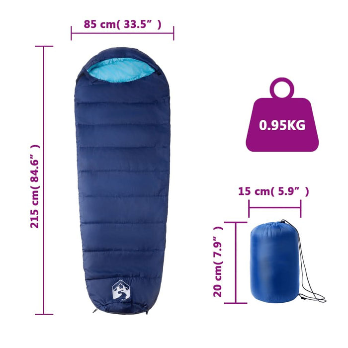 Sac de dormit tip mumie pentru adulți de camping, 3 anotimpuri - WALTI WALTI
