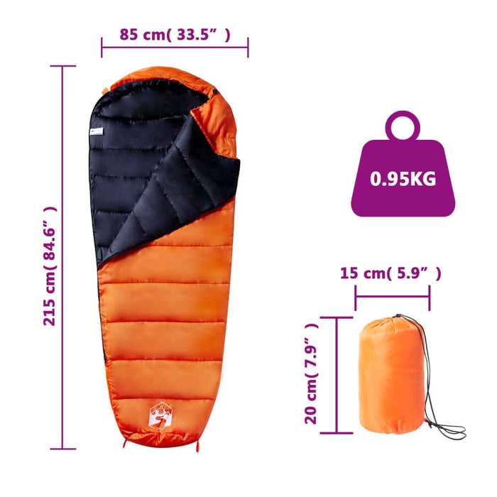 Sac de dormit tip mumie pentru adulți de camping, 3 anotimpuri - WALTI WALTI