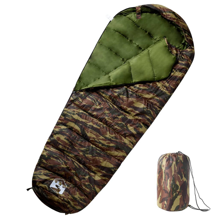 Sac de dormit tip mumie pentru adulți de camping, 3 anotimpuri WALTI