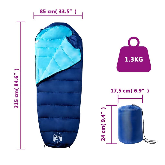 Sac de dormit tip mumie pentru adulți de camping, 3 anotimpuri - WALTI WALTI