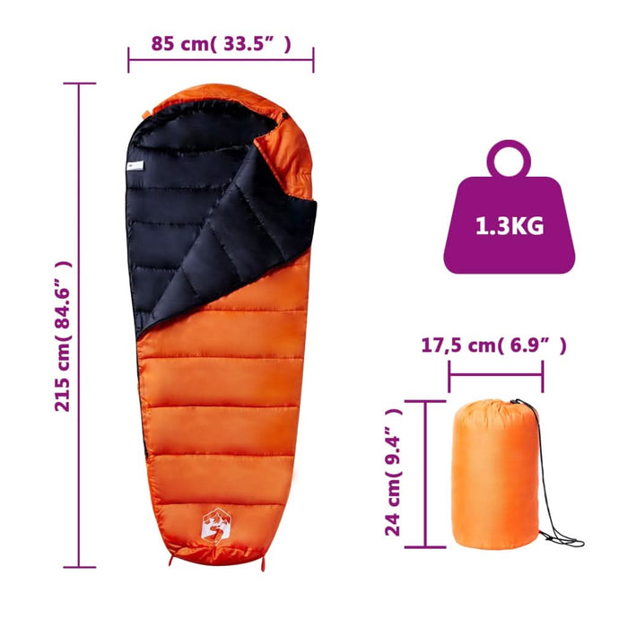 Sac de dormit tip mumie pentru adulți de camping, 3 anotimpuri - WALTI WALTI