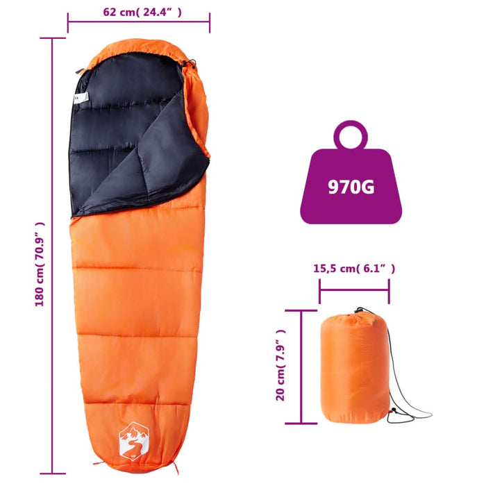 Sac de dormit tip mumie pentru adulți de camping, 3 anotimpuri - WALTI WALTI