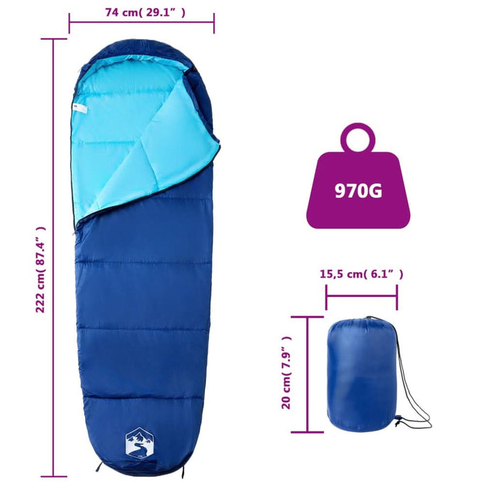 Sac de dormit tip mumie pentru adulți de camping, 3 anotimpuri - WALTI WALTI
