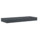 Lavoar antracit 120x46x11 cm conglomerat turnat mineral/marmură - WALTI WALTI