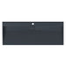 Lavoar antracit 120x46x11 cm conglomerat turnat mineral/marmură - WALTI WALTI