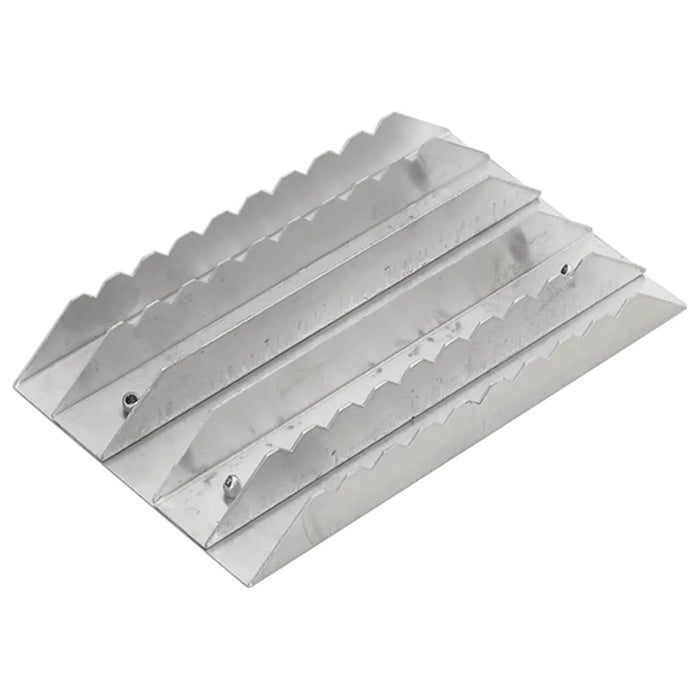Piepteni de curry, 3 buc., argintiu, aluminiu WALTI