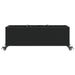 Jardinieră grădină roți/3 ghivece, negru 107x32x38 cm poliratan - WALTI WALTI