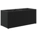 Jardinieră grădină cu 2 ghivece, negru, 72x30x32 cm poliratan - WALTI WALTI