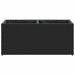 Jardinieră grădină cu 2 ghivece, negru, 72x30x32 cm poliratan - WALTI WALTI
