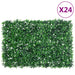 Gard din frunze de arbust artificiale,-24 buc. verde 40x60 cm - WALTI WALTI