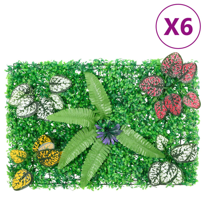  vidaXL Gard din plante artificiale, 6 buc., verde, 40x60 cm - WALTI WALTI