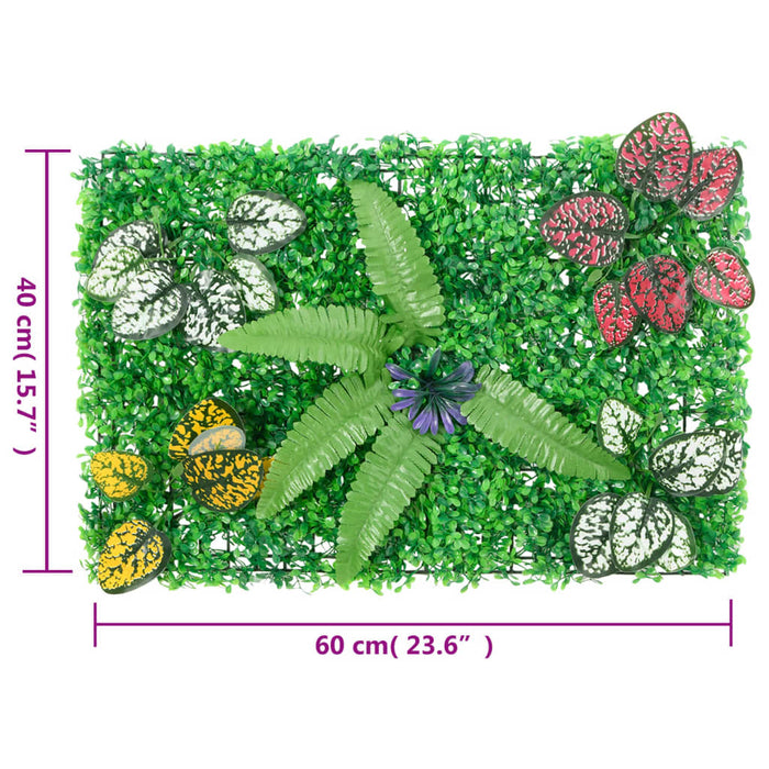  vidaXL Gard din plante artificiale, 6 buc., verde, 40x60 cm - WALTI WALTI