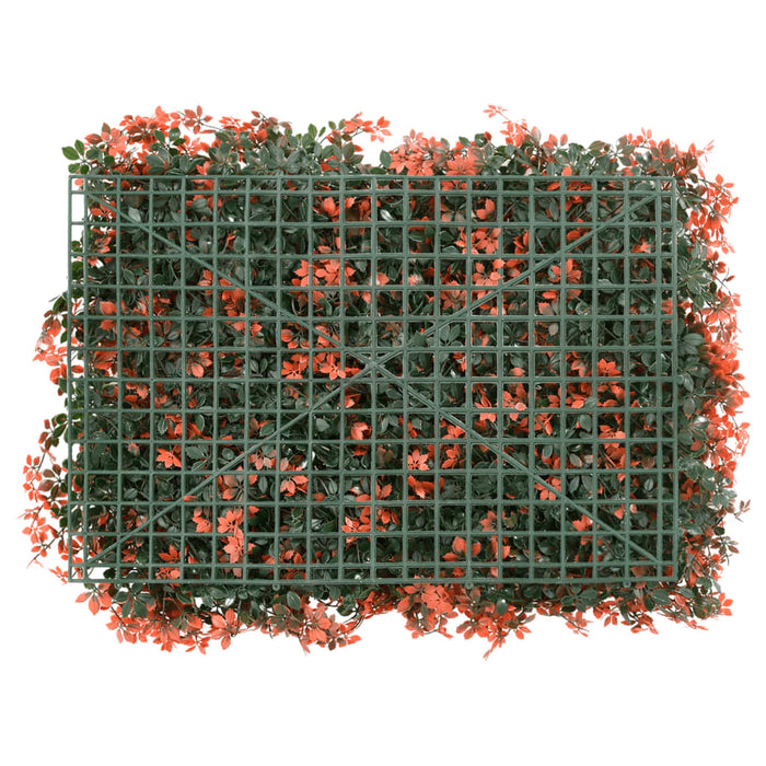  vidaXL Gard din frunze arțar artificiale 24 buc roșu deschis 40x60 cm - WALTI WALTI