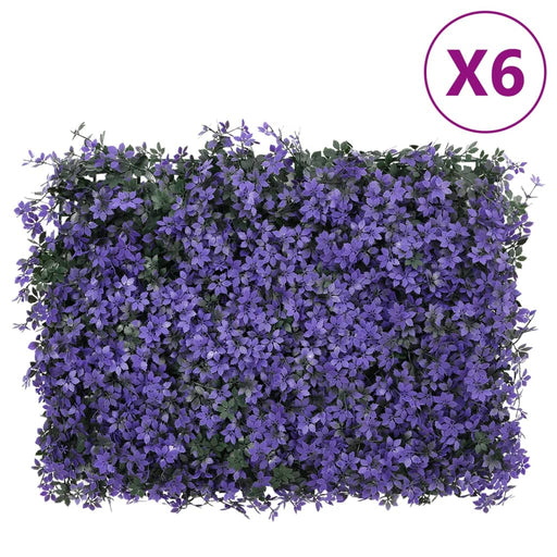  vidaXL Gard din frunze artificiale, 6 buc., violet, 40x60 cm - WALTI WALTI