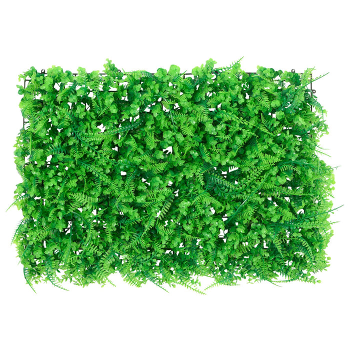  vidaXL Gard din frunze de ferigă artificiale, 24 buc, verde, 40x60 cm - WALTI WALTI