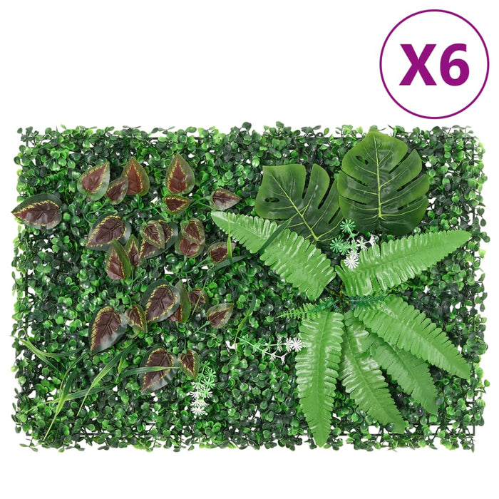  vidaXL Gard din plante artificiale, 6 buc., verde, 40x60 cm - WALTI WALTI