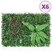  vidaXL Gard din plante artificiale, 6 buc., verde, 40x60 cm - WALTI WALTI